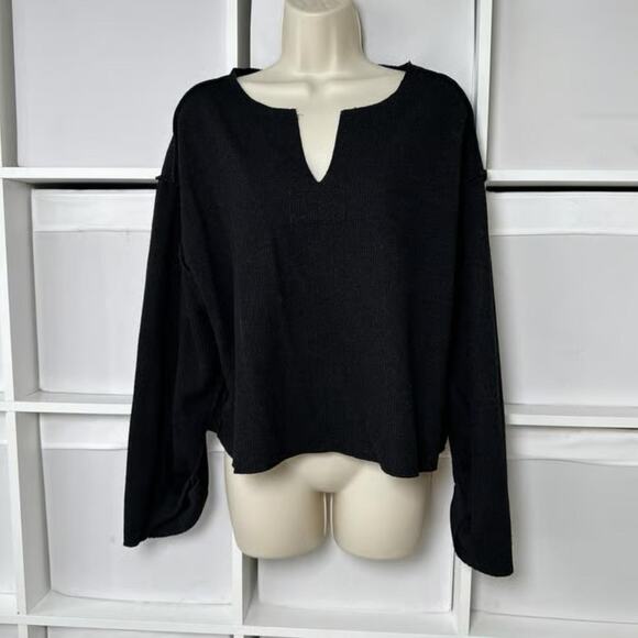 Urban Outfitters Ajax Inside Out Notch Sweater - Picture 2 of 6
